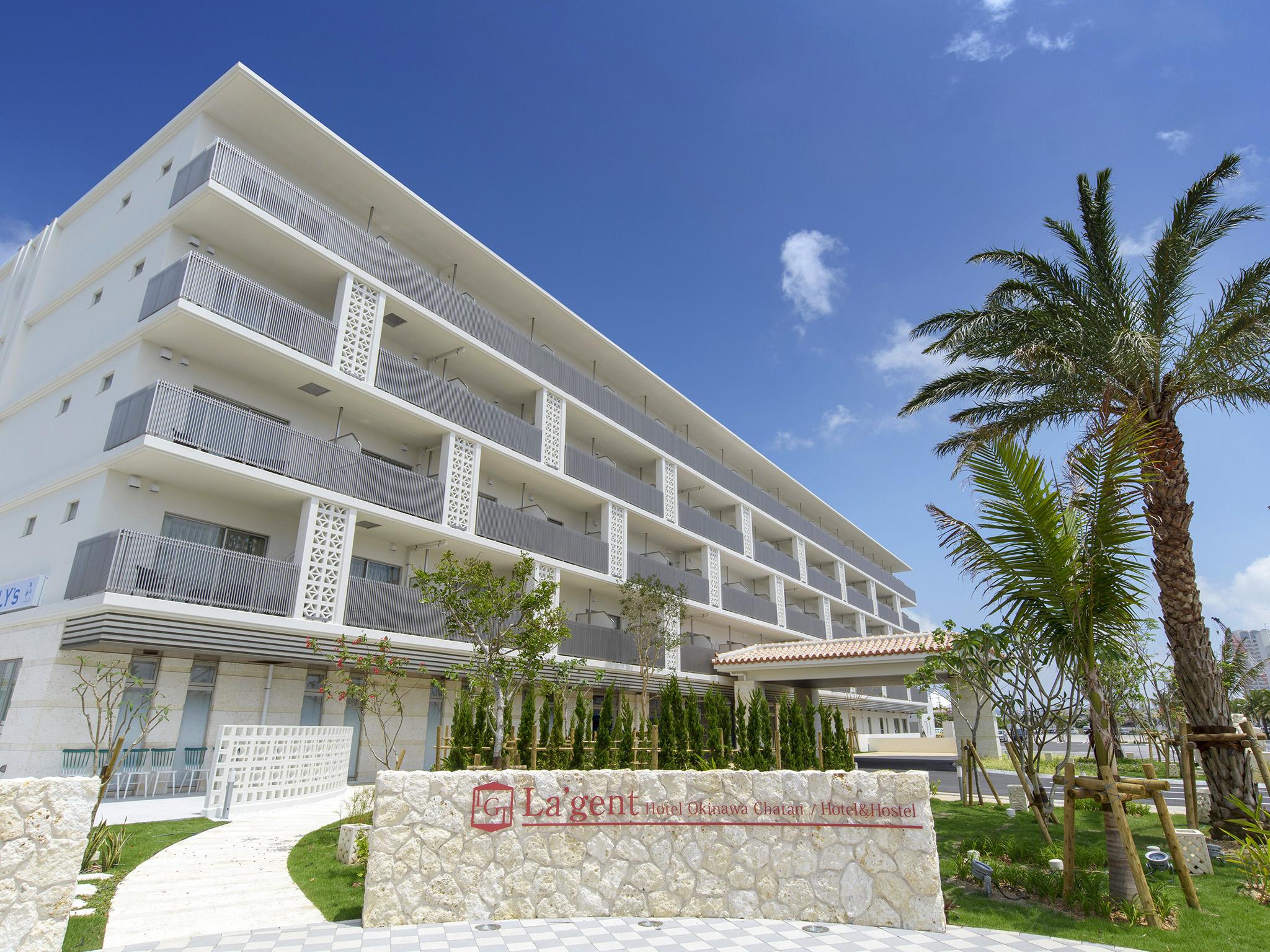 La'Gent Hotel Okinawa Chatan Hotel And Hostel Exterior photo